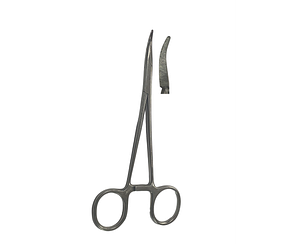 З-34 (З-62-2) Затискач кровоспинний типу «Москіт», зігнутий 150,3 мм., фото 1