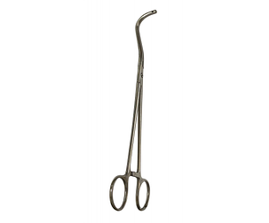 З-4 Затискач для ниркової ніжки вигнутий за радіусом No 1 малий 230 мм., фото 2