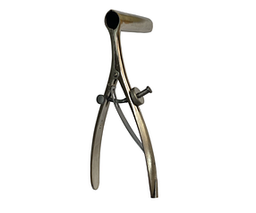 З-61 Дзеркало ректальне двостулкове з суцільними губками.