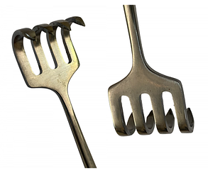 К-22 Крючок хірургічний чотиризубий гострий No3., фото 2