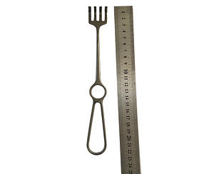 К-22 Крючок хірургічний чотиризубий гострий No3., фото 3