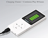 Плеєр MP3 Ruizu X02 1.8" HI FI 4gb білий Type C, фото 10
