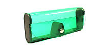 Зеленый силиконовый футляр для хранения очков