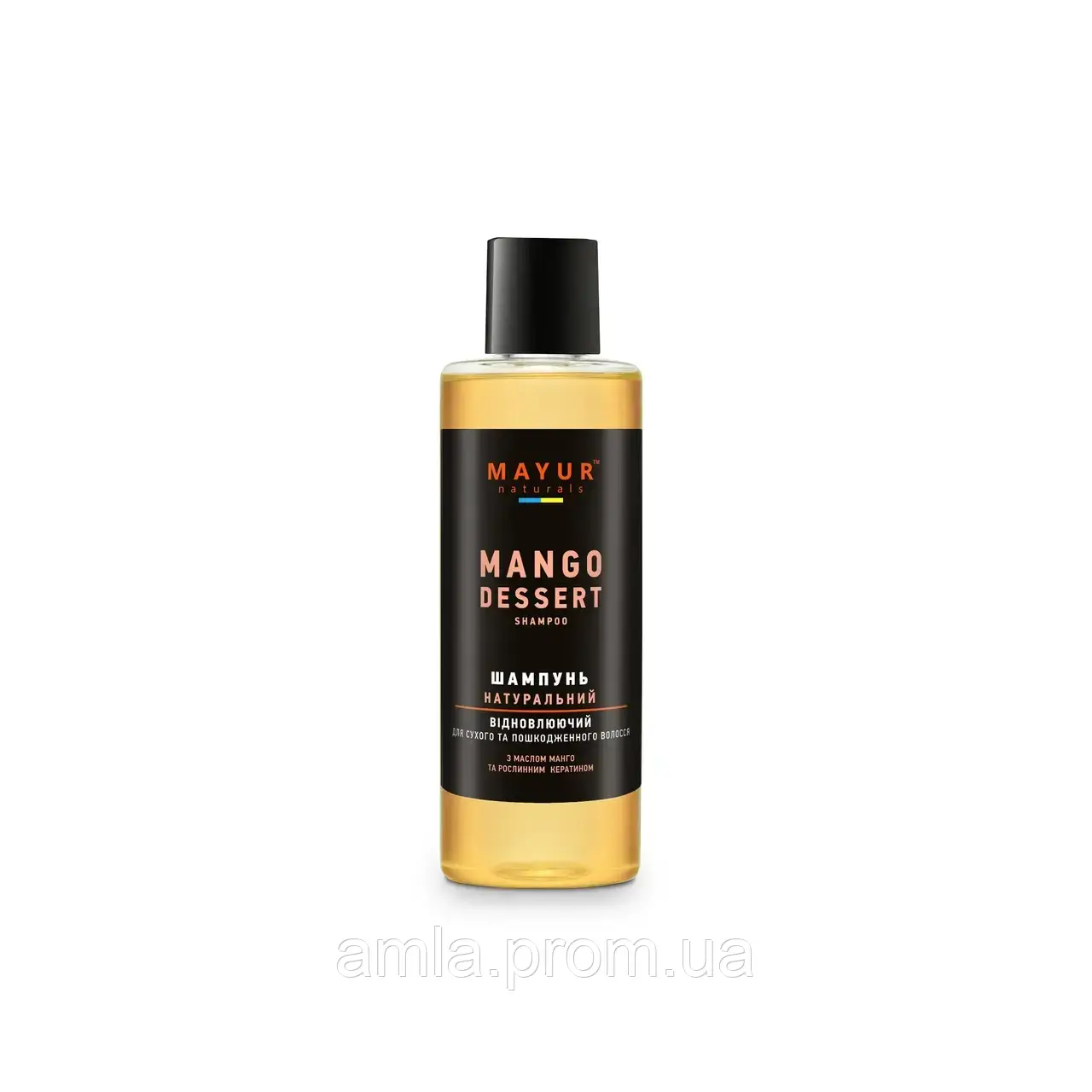 Шампунь «Манго» натуральний відновлюючий для сухого та пошкодженого волосся TM Mayur 200 мл