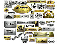 Логотип на металле Печать логотипов на металле