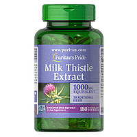 Натуральна добавка Puritan's Pride Milk Thistle 4:1 Extract 1000 mg, 180 капсул