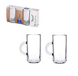 Набір скляних чашок Pasabahce Iconic для чаю 270 мл 2шт (55743), фото 2