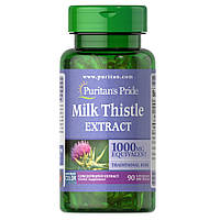 Натуральна добавка Puritan's Pride Milk Thistle 4:1 Extract 1000 mg, 90 капсул