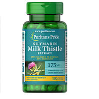 Натуральная добавка Puritan's Pride Silymarin Milk Thistle Extract 175 mg, 100 капсул