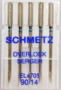 Голки для оверлока Schmetz Overlock №90