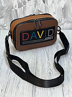 Клатч кросс-боди David Jones 6138-1 коричневый