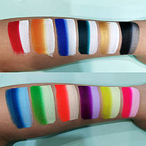 Аквагрим Ophir набір 12 кольорів і 2 пензлі RT013A, фото 3