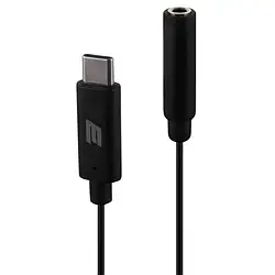 Перехідник 2E MAC010 USB Type-C (тато) - 3.5mm (мама) Black