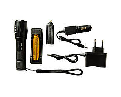 Ліхтар ручний Police BL 1831 Т6 5 режимів Bright Light Black