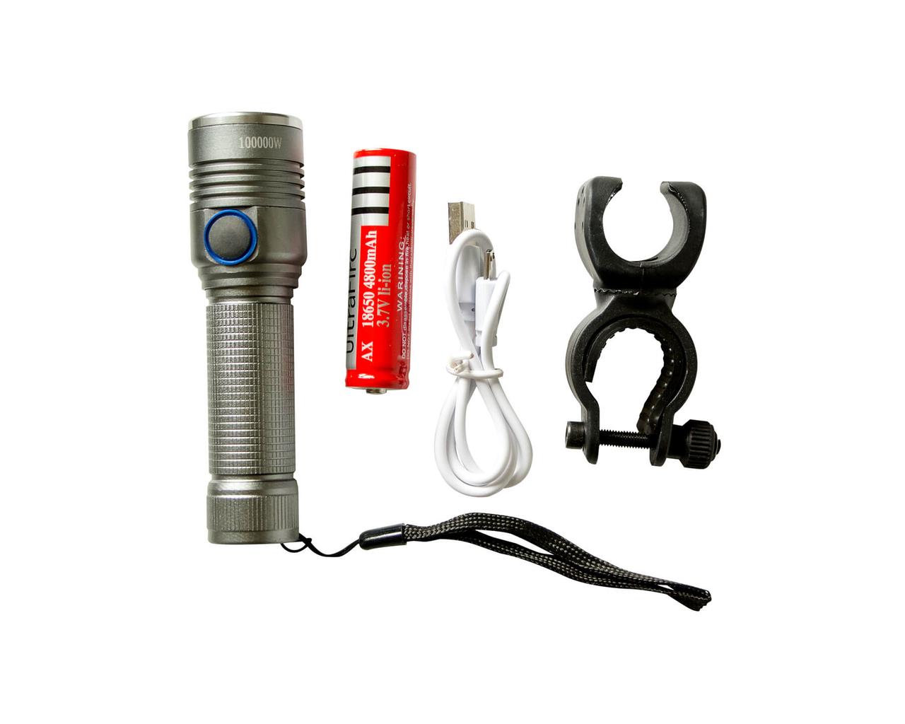 Фонарь велосипедный Rablex WD 415 T6 3 режима, фото 1