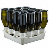 Сушарка для пляшок - піддон + підставка для пляшок - Італія, фото 4