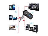 Бездротовий автомобільний Блютуз - ресивер Car Bluetooth 201 Чорний, фото 3