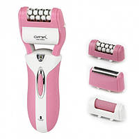 Жіноча електробритва епілятор для особи бікіні ніг Gemei 3052 епілятор з бритвеної насадкою