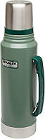 Термос Stanley Classic Vacuum Bottle Hammertone Green, 1 л!