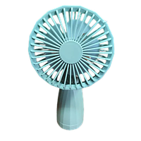 Ручной бытовой портативный вентилятор Mini Fan 6601 на аккумуляторе с ручкой мини вентилятор ментоловый