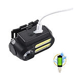 Найяскравіший і найпотужніший універсальний налобний LED ліхтар на голову для риболовлі NF611-HT832 акумуляторний, фото 3