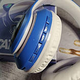 Бездротові дитячі Bluetooth навушники Cat Ear VZV-23M з котячими вушками Сині, фото 2