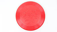 Универсальная детская пластиковая игрушка Летающая тарелка ТехноК летающий диск для ребенка фрисби Красный