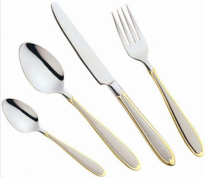 Набір столових приборів із 72 предметів Maestro MR-1515G-72 набір кухонного приладдя ложки, виделки (вилки), ножі, фото 1