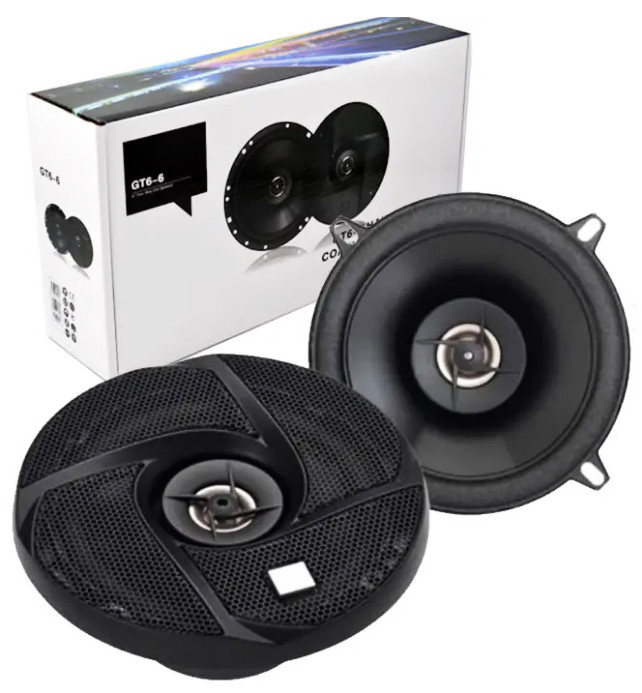 Автомобільні колонки JVC GT6-6 2х смугові 16 см, фото 1