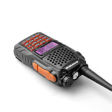 Рація професійна дводіапазонна Baofeng UV-6R портативна з вбудованим FM радіоприймачем чорна, фото 5