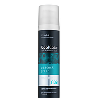 Erayba Cool Semi-permanent Hair Color Cream 100 ml Семиперманентная крем-краска для волос C09 -Peacock Green