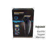 Професійна акумуляторна машинка Pro Gemei GM-838 3 W бездротова для стрижки волосся з насадками, фото 5