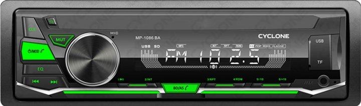 Автомобільна Bluetooth магнітола CYCLONE MP-1086 BA мультимедійний центр універсальний