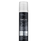 Erayba Cool Semi-permanent Hair Color Cream 100 ml Семиперманентная крем-краска для волос C11 - Diamond Silver