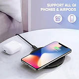 Бездротова зарядка Ugreen ED032 10W Qi Wireless Charging Pad Чорний, фото 2