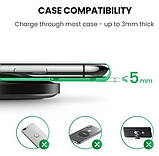 Бездротова зарядка Ugreen ED032 10W Qi Wireless Charging Pad Чорний, фото 4