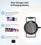 Бездротова зарядка Ugreen ED032 10W Qi Wireless Charging Pad Чорний, фото 5