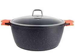 Каструля Bohmann BH 7350-20 MRB 20 см 2.2л подвійне дно мармурове покриття