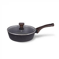 Сотейник Maestro MR-1216-24 24 см із гранітним покриттям ківш із кришкою