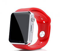 Умные смарт часы Smart Watch A1 с сим-картой и камерой шагометр красные red