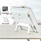 Годинник-метеостанція HTC-2 Гігрометр термометр годинник будильник календар, фото 6