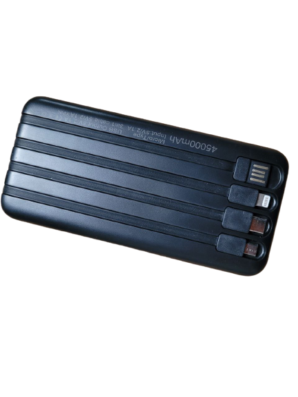 Портативний зарядний пристрій Smart Power Bank 4in1 10000mAh Павербанк USB