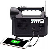Портативна зарядна станція GDLITE GD-8017 Music Світильник аварійного освітлення радіо плеєр павербанк, фото 9
