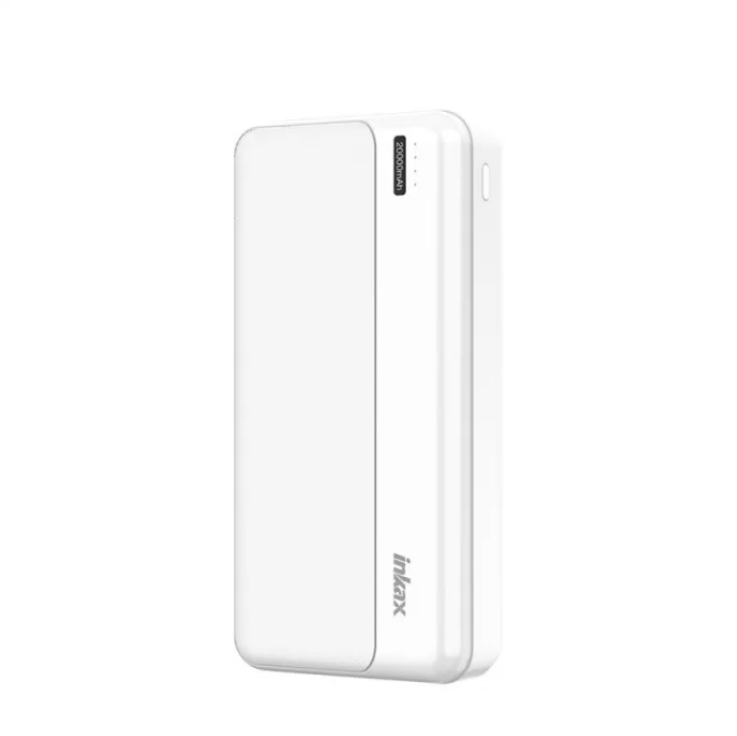 Портативний зарядний пристрій Power Bank Inkax PB-02A 20000mAh Павербанк USB білий