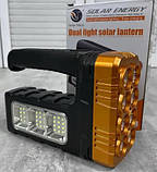 Акумуляторний ліхтар прожектор Hotter Mouse 7701-B сонячна панель, фото 4