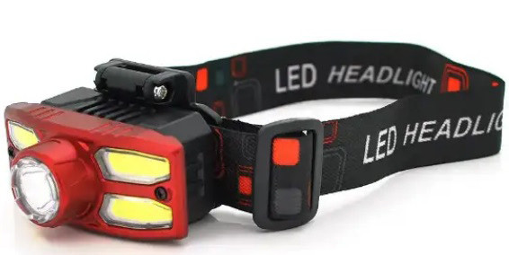 Налобний LED ліхтар Headlight HX-209 XPE+COB акумуляторний універсальний ліхтарик, фото 1