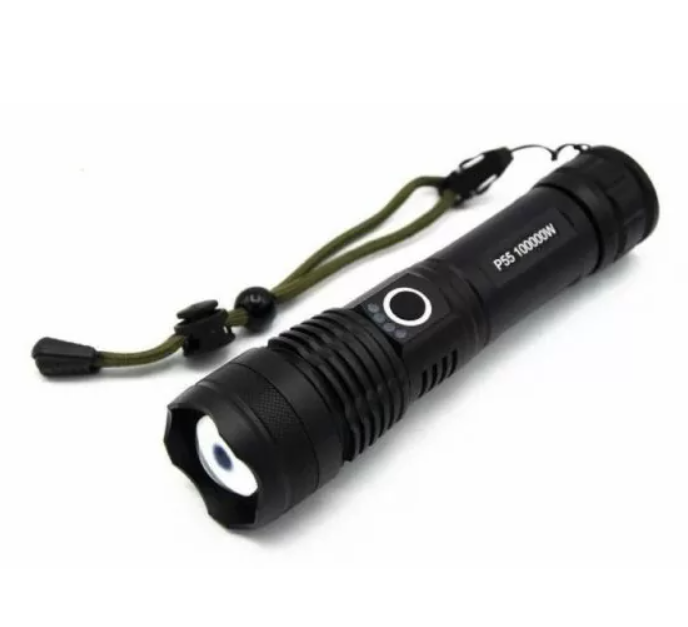 Тактичний світлодіодний надпотужний ліхтар P55-HP50 CREE XHP50 із microusb ручний акумуляторний