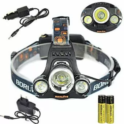 Універсальний налобний LED ліхтар Bailong Wimpex Police RJ-3000-T6 акумуляторний, фото 1