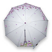 Жіноча парасоля Toprain напівавтомат з Ейфелевою вежею #0625