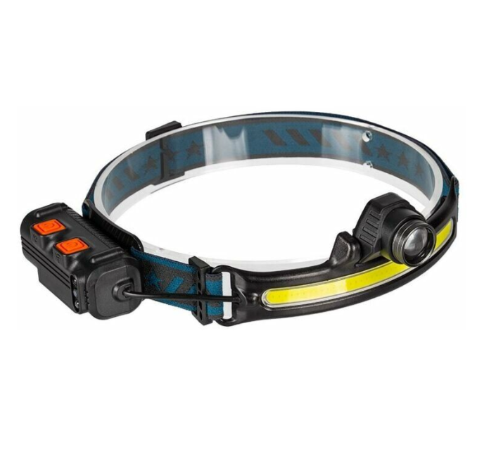 Універсальний налобний LED ліхтар для риболовлі BL-W678-2-P50+COB акумуляторний